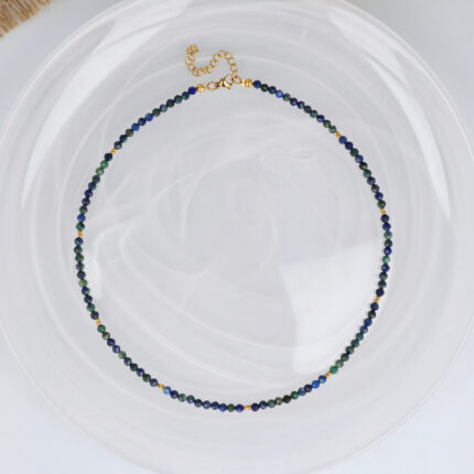 Naszyjnik Choker  z Azurytem