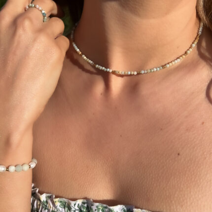 Naszyjnik Choker z Amazonitem