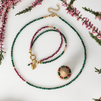 Zestaw Malachit, Rubin