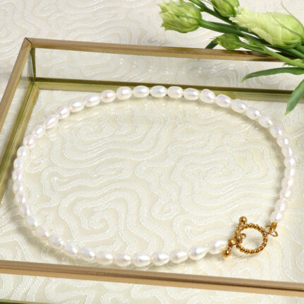 Naszyjnik Choker z Perłami